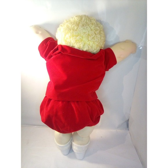 Vintage Xavier Roberts Little People Cabbage Patch Kids Blonde Boy Doll 1978~83 - Picture 3 of 11